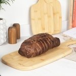 Salter Wooden Chopping Boards - 3 Piece Bamboo Chopping Board Set - 30cm, 35cm, 45cm, Chop, Cut & Carve Meat, Vegetables, Cheese & Bread, Protects Worktops, Paddle Handles with Hooks, BW06732EU7 - Image 2