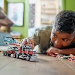 LEGO Creator 3in1 Flatbed Truck with Helicopter Toy to Propeller Plane and Fuel Lorry to Hot Rod and SUV Car Toys for 7 Plus Year Old Boys, Girls and Kids who Love Cool Vehicles, Gift Idea 31146 - Image 5