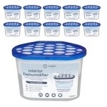 CUQOO Disposable Dehumidifier for Home 500ml, Pack of 10 Moisture Absorber Dehumidifiers for Damp, Mould, Kitchen, Wardrobe, Bedroom, Caravan, Office, Garage, Bathroom - Mini Condensation Absorbers - Image 9
