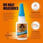 Gorilla Super Glue, 15g – All Purpose, Impact Tough & Fast Setting with Anti-Clog Cap Ideal for Metal, Ceramics, Leather & More - Image 6