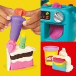 Play-Doh Super Slice Cake Playset, Non-Toxic Modelling Compound Bakery Toy with Cutters & Decorating Tools, Mould & Slice Colourful Creations, Arts & Crafts Fun for Kids 3+, Christmas Toys - Image 5
