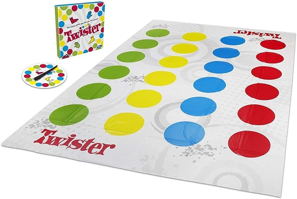 Hasbro Gaming Twister Game, Outdoor Family Games, Fun Party Game, Ages 6+