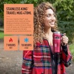 Thermos Stainless King Copper Travel Mug (470ml), Reusable Insulated Stainless Steel Coffee Cup for Hot or Cold Drinks, Vacuum Sealed Water Flask with a Leak-Proof Lid, 7hr Hot/18hr - Image 9