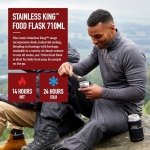 Thermos Stainless King Food Flask, 710ml Capacity - Sleek Multi- Purpose Flask for Daily Food Prep - Durable Stainless Steel with Red Finish - Ideal for On-the-Go Meals & Drinks - Image 7