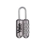 Yale - YP2/23/128/1G Standard Security Luggage Combination Padlock - Grey - Image 3