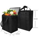 Cool Bag 30L Large Cooler Bag Thermal Food Delivery Bag Insulated Picnic Lunch Bag Foldable Cool Box for Camping BBQ Shopping - Image 6