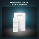 Philips Hue Smart Wireless Dimmer Switch V2 (Installation-Free, Exclusive Philips Hue Lights) for Indoor Home Lighting, Livingroom, Bedroom - Image 8