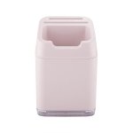 Minky Utensil Caddy, Utensil Holder with Knife Slots, Kitchen Organiser & Drainer, Sleek Holder for Kitchen Accessories, Made in The UK (Dusty Pink) - Image 2
