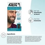 Just for men Moustache & Beard Dark Brown Dye, Eliminates Grey for a Thicker & Fuller Look M45 - Image 4