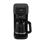 Instant Infusion Brew Automatic Filter Coffee Maker 24 Hour Programmable Coffee Machine, Glass Carafe, Digital Display - Keep Warm Function, 4-12 cup Customisable Brewing, Black
