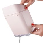 Minky Utensil Caddy, Utensil Holder with Knife Slots, Kitchen Organiser & Drainer, Sleek Holder for Kitchen Accessories, Made in The UK (Dusty Pink) - Image 6