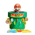TOMY Pop Up Super Mario Board Game | 2-4 Players | Boys & Girls Aged 4 and Up | Family & Preschool