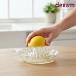KitchenCraft Manual Citrus Juicer / Lemon Squeezer, Glass, 14.5 cm - Image 4