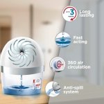 UniBond AERO 360º Moisture Absorber, 1 Device incl. 1 Refill Tab 450g, Ultra-Absorbent Dehumidifier, Helps Prevent Condensation, Recyclable, Refillable Condensation Absorber, Original Scent - Image 5