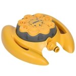 HOZELOCK - Sprinkler Rotating 79 m² : Small-area Base-mounted Spray Sprinkler (ø 10m), Ideal for Small Gardens: 8 Spray Patterns [2515P0000]