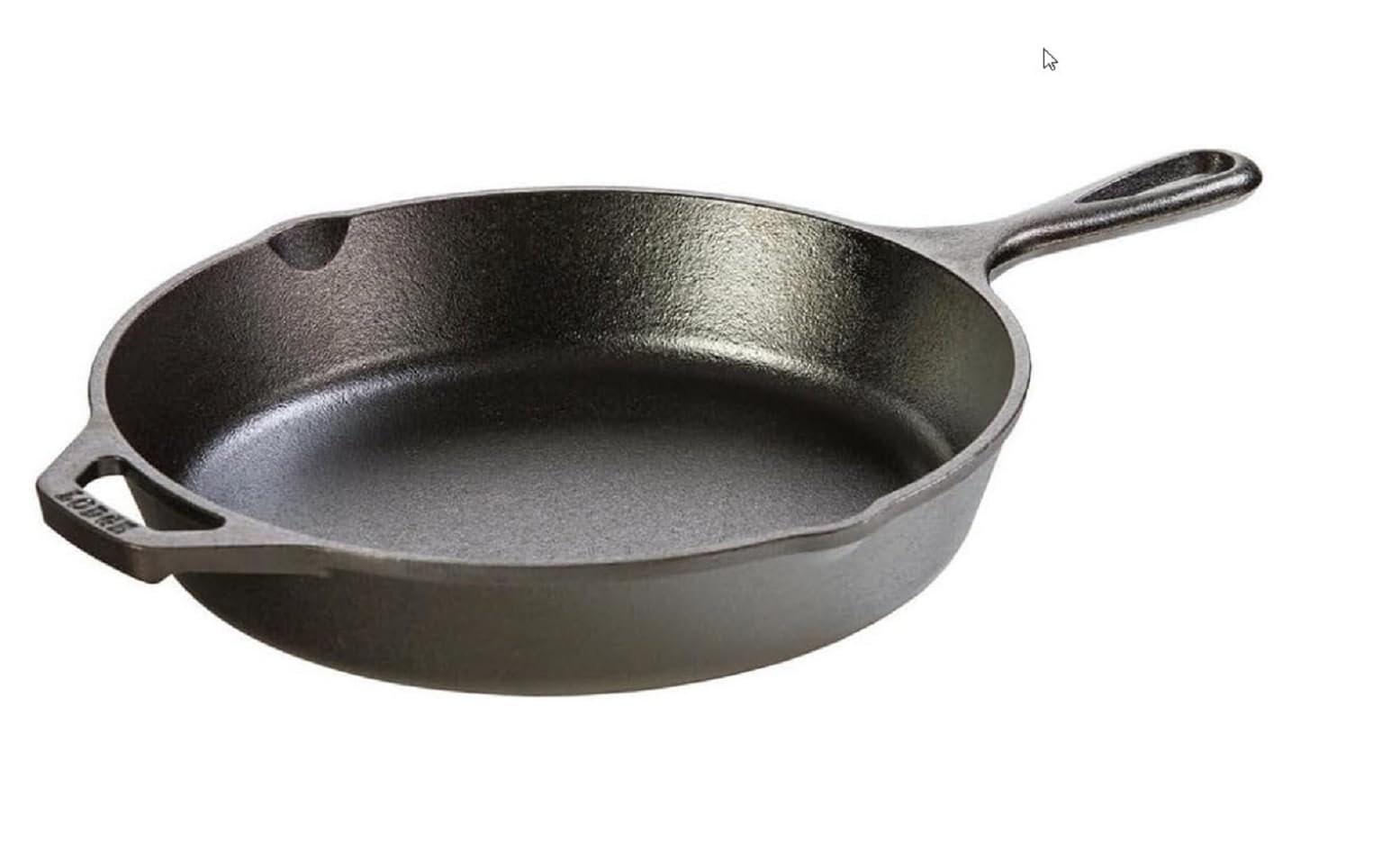 Lodge Pre-Seasoned Cast Iron Skillet for Indoor and Outdoor Use. Induction Frying Pan. Oven, Grill and Metal Utensil Safe Skillet Frying Pan with Pouring Lips. Made in The USA. 26 cm/10.25 inch