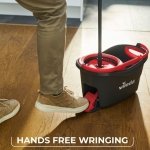 Vileda Turbo 2-in-1 Microfibre Mop and Bucket Set, Spin Mop for Cleaning Floors, Set of 1x Mop and 1x Bucket - Image 6