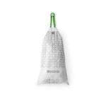 Brabantia PerfectFit Bin Liners (Size G/23-30 Litre) Thick Plastic Trash Bags with Tie Tape Drawstring Handles (40 Bags) - Image 3