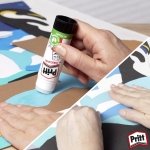 Pritt Glue Stick, Safe & Child-Friendly Craft Glue for Arts & Crafts Activities, Strong-Hold adhesive for School & Office Supplies, 22 g (Pack of 3) - Image 3