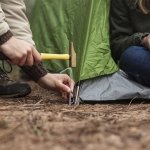 ANSIO® Tent Pegs Pack of 20 Galvanised Metal Pegs 4mm x 9 inch, Heavy Duty Camping Ground Pegs, Ideal for Camping,Hiking,Traveling,Beach and Outdoor - Image 4