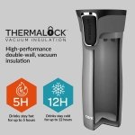 Contigo West Loop Autoseal Travel Mug, Stainless Steel Thermal Mug, Vacuum Flask, Leakproof Tumbler, Coffee Mug with BPA Easy-Clean Lid, 470 ml, Monaco - Image 8