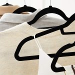 SONGMICS Velvet Hangers, Set of 50 Coat Hangers for Clothes, Non-Slip, with Tie Bar and 360° Swivel Hook, Space-Saving, 0.6 cm Thick, 43.5 cm Long, for Trousers, Silver and Black CRF50B - Image 2