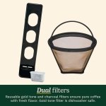 Cuisinart DCC-1200P1 Brew Central 12-Cup Programmable Coffeemaker Coffee Maker, Carafe, Brushed Chrome - Image 3