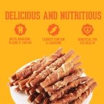 PACK'N PRIDE Dog Treats with Carrots, 1 Pack*320g Rawhide Free Dog Chews with Chicken Breast Meat, Low-Fat, High in Protein - Image 4