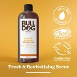 Bulldog Skincare Lemon & Bergamot Shower Gel for Men, Natural, Refreshing Men's Shower Gel, 500 ml - Image 5