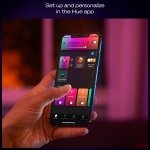 Philips Hue Devote Smart LED Panel Light, White and Color Ambiance, Round 30cm, 16.6W, 2000 Lumens, White Frame for Indoor Home Lighting, Ceiling, Living Room, Kitchen, Hallway, 1 Pack, S - Image 3