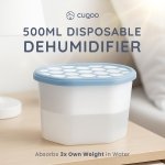 CUQOO Disposable Dehumidifier for Home 500ml, Pack of 10 Moisture Absorber Dehumidifiers for Damp, Mould, Kitchen, Wardrobe, Bedroom, Caravan, Office, Garage, Bathroom - Mini Condensation Absorbers - Image 8
