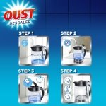 Oust Powerful All Purpose Descaler, New Formula, Limescale Remover – Ideal for Kettles, Coffee Machines, Irons and Shower Heads, 3 Sachets x 6 (18 Sachets Total) - Image 3