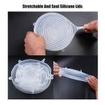 DigHealth Silicone Stretch Lids, 12 Pack of Silicone Food Covers, BPA and Expandable to Fit Various Shape of Containers, Dishes, Bowls, Safe in Dishwasher, Microwave and Freezer - Image 7