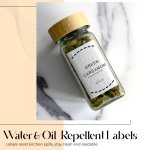 ToughHub 24 Pcs Glass Spice Jars with Bamboo Lids - 120ml Airtight Spice Containers with Shaker Lids, 96 Pre-Printed English Labels, Silicone Funnel & Cleaning Brush – Spice Bottles for Home Kitchen - Image 5