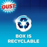 Oust Powerful All Purpose Descaler, New Formula, Limescale Remover – Ideal for Kettles, Coffee Machines, Irons and Shower Heads, 3 Sachets - Image 3