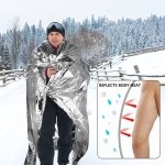 HONYAO® Emergency Blanket 3pcs, Foil Blanket Silver, Thermal Blanket 210×160 cm, Survival Blanket Perfect for Outdoors Survival Car Hiking Marathons First Aid, Tear Resistant - Image 7