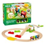 BRIO My First Railway Beginner Wooden Railway Train Set for Kids 18 Months Up