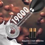 PowerLix Milk Frother Handheld Whisk - Electric Milk Frother Foamer with Stainless Steel Stand,15-20s, Powerful 19000rpm, Mini Drink Mixer Coffee Frother for Latte, Cappuccino, Hot Chocolate - Image 5