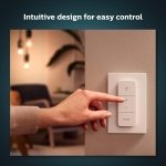 Philips Hue Smart Wireless Dimmer Switch V2 (Installation-Free, Exclusive Philips Hue Lights) for Indoor Home Lighting, Livingroom, Bedroom - Image 6