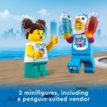 LEGO City Penguin Slushy Van Building Set 60384, Truck Toy for Kids 5+ Years Old with Costume Figure, Summer Series, Great Gift Idea for Boys and Girls, Blue - Image 2