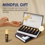 SALUBRITO Essential Oil Roll On Set, 6x10ml Aromatherapy Oil Roller Ball with Lavender, Peppermint Essential Oil Blend for Skin, Anxiety Relief, Relaxation Gift for Women - Sleep, Breathe - Image 2