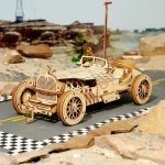 ROKR Car Wooden Model kit For Adult - 3D Puzzle Model Building Kits - Christmas Birthday Gifts For Teens and Adults (Grand Prix Car) - Image 7