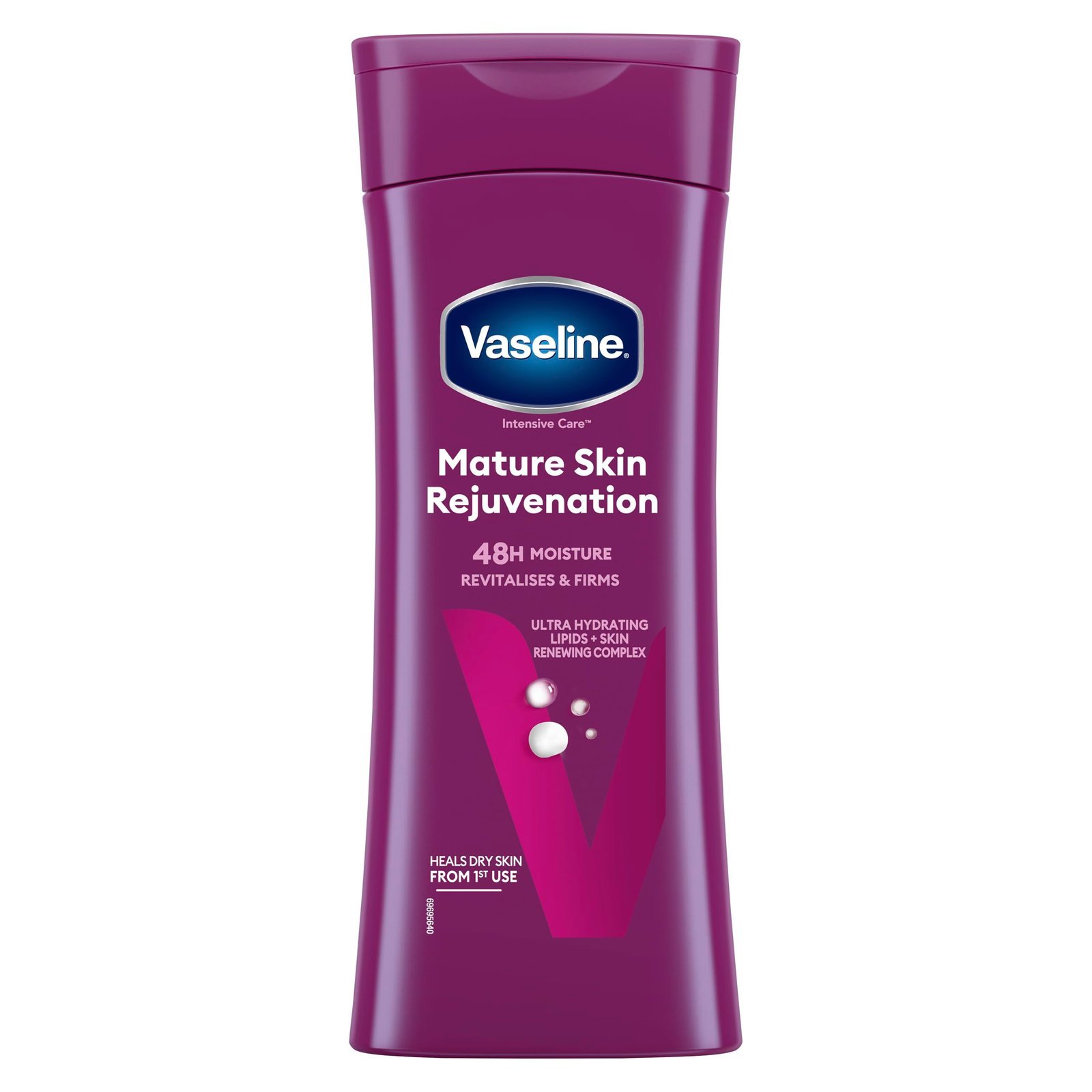 Vaseline Intensive Care Mature Skin Rejuvenation Body Lotion revitalises and firms with 48h moisture for maturing dry skin 400 ml