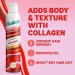 Batiste Dry Shampoo and Volume 200ml, Hair Benefits with Plumping Collagen, No Rinse Spray to Refresh Hair in Between Washes - Image 8