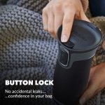 Contigo West Loop Autoseal Travel Mug, Stainless Steel Thermal Mug, Vacuum Flask, Leakproof Tumbler, Coffee Mug with BPA Easy-Clean Lid, 470 ml, Monaco - Image 6