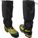CampTeck U6843 Waterproof Walking Gaiters Polyester (One Size Fits All) Hiking, Walking, Orienteering, Mountaineering, Climbing, Hunting, Snow or Wet Outdoor Adventure - 1 Pair - Black