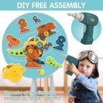 Dreamon Take Apart Dinosaur Toys for Kids with Storage Box Electric Drill DIY Construction Build Set Educational STEM for Boys Girls 3 Years and Up - Image 5