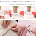 AUERVO Travel Mini Sewing Kit, Over 70 Premium Supplies, Filled with Needles, Scissors, Thimble, Thread, Tape Measure - Image 2