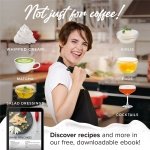 PowerLix Milk Frother Handheld Whisk - Electric Milk Frother Foamer with Stainless Steel Stand,15-20s, Powerful 19000rpm, Mini Drink Mixer Coffee Frother for Latte, Cappuccino, Hot Chocolate - Image 2