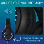 Orzly Gaming Headset for PC and Gaming Consoles compatible with PS5, PS4, XBOX SERIES X | S, XBOX ONE & Steam Deck with noise cancelling mic - RXH-30 Abyss Edition GIFT BOX Edition - Image 3